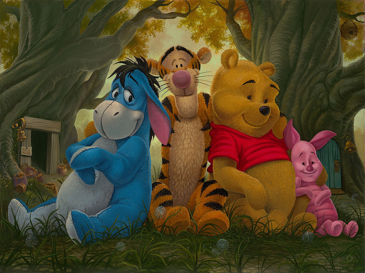 Pooh and His Pals-AP Lowest Available-Framed
